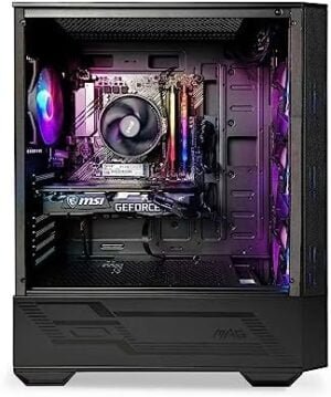 Xtreme VR PC Desktop AMD RYZEN 5 5600X 3.7 GHz, GeForce RTX 4060 Ti, 1TB NVME SSD, 16GB DDR4 RAM 3600, 650W Bronze PSU, 11AC WiFi, Bluetooth Windows 11 H 64-bit, Built in USA