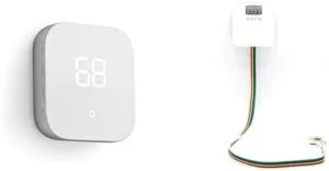 The Amazon Smart Thermostat is a programmable thermostat that learns your preferences, saves energy, and offers convenient control via the Alexa app.