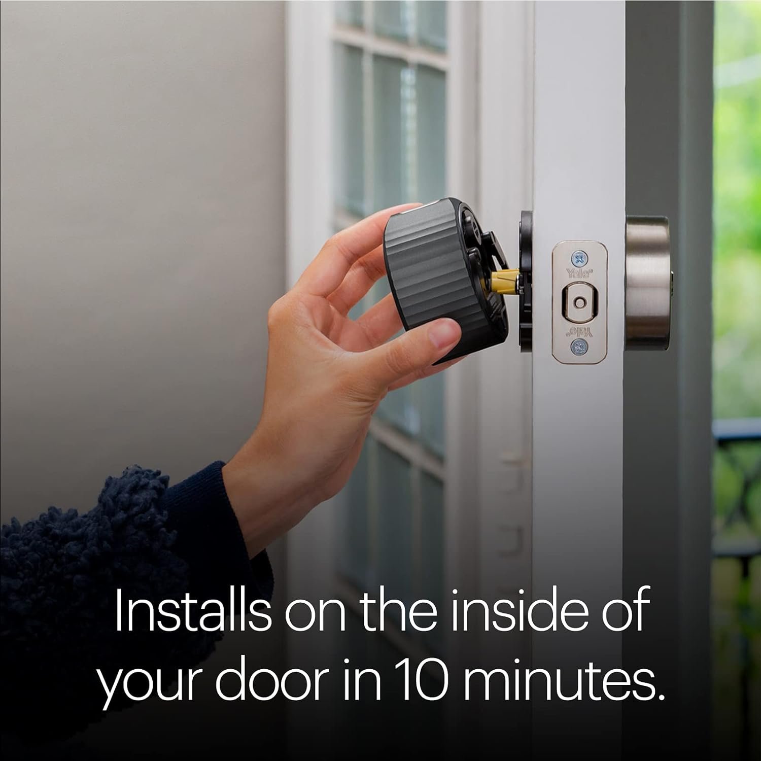 August Home Wi Fi Smart Lock 4th Generation – Fits Your Existing Deadbolt in Minutes Matte Black 2 vlyzon-electronics-store: Vlyzon - Your One-Stop Shop for Electronics | Computers, Phones, Gaming, Cameras & More