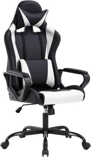 Unleash your gaming prowess and productivity with the BestOffice High-Back Gaming Chair, designed for exceptional comfort and support.