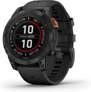 Experience the ultimate in performance and innovation with the Garmin fēnix 7 Pro Solar, the perfect smartwatch for athletes and adventurers.