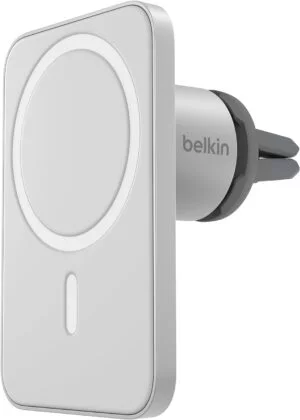 Belkin MagSafe Vent Mount Pro - for Car, Magnetic Phone Holder Compatible with iPhone 15, iPhone 15 Pro, iPhone 15 Pro Max, iPhone 14 Series, iPhone 13 Series, and Mini - Gray