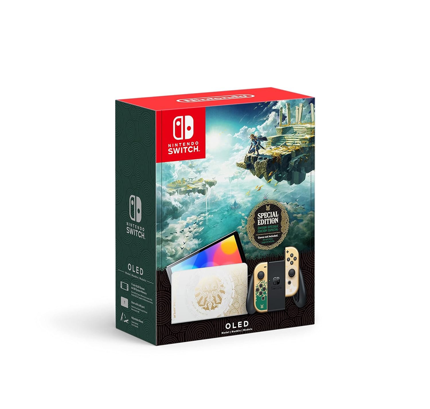 Nintendo Switch – OLED Model The Legend of Zelda Tears of the Kingdom Edition 2 vlyzon-electronics-store: Vlyzon - Your One-Stop Shop for Electronics | Computers, Phones, Gaming, Cameras & More