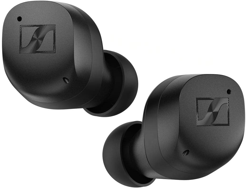 Sennheiser Consumer Audio MOMENTUM True Wireless 3 Earbuds Bluetooth In-Ear Headphones for Music and Calls with ANC,Multipoint connectivity,IPX4,Qi charging,28-hour Battery Life Compact Design,Black