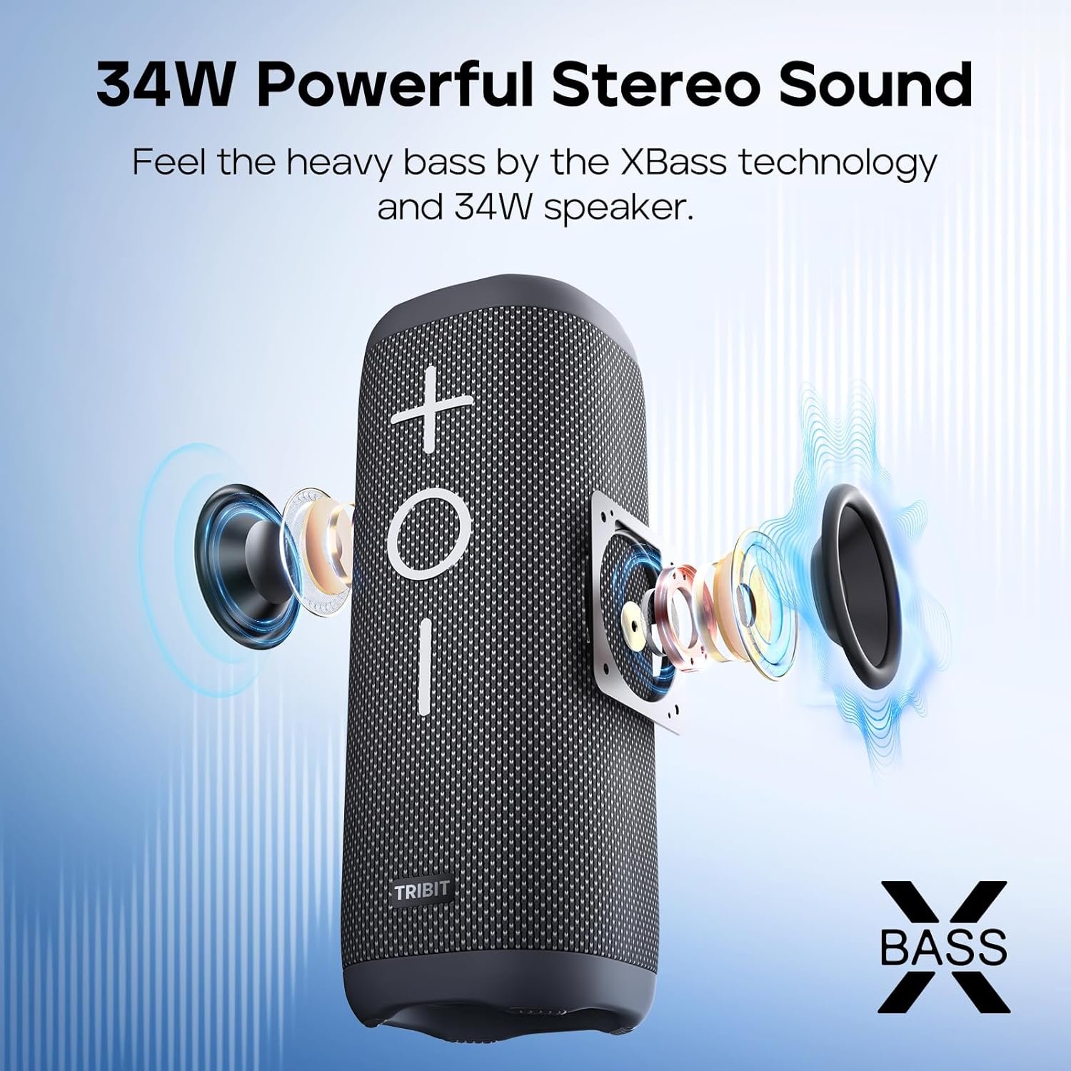 Tribit StormBox 2 Bluetooth Speaker with 34W 360° Surround Sound XBass Tech 24H Playtime IPX7 Waterproof Bluetooth 5.3 TWS Pairing Portable Wireless Speaker for Outdoor 2 vlyzon-electronics-store: Vlyzon - Your One-Stop Shop for Electronics | Computers, Phones, Gaming, Cameras & More