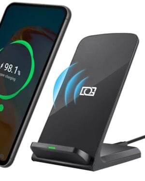 DGPLUS Wireless Phone Charger for Android & Apple, 15W Fast Qi Charging Stand for iPhone 16 Pro Max 15 14 13 12 Plus 11 Samsung Galaxy S Z Note Pixel & More (1)