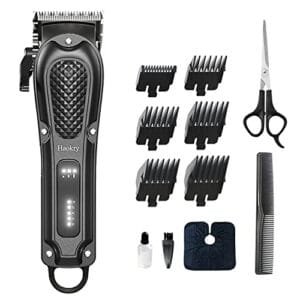 Haokry Hair Clippers for Men Professional - Cordless&Corded Barber Clippers for Hair Cutting & Grooming Rechargeable Beard Trimmer