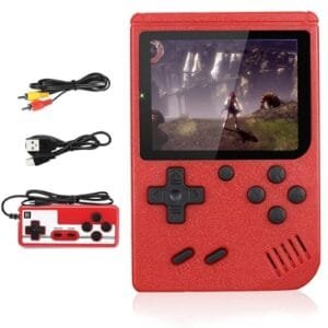 Retro Handheld Game Console 500 Classic Preloaded Rechargeable Gaming Console Support for Two Players, Mini Portable Video Games Electronic Toy Gift for Christmas