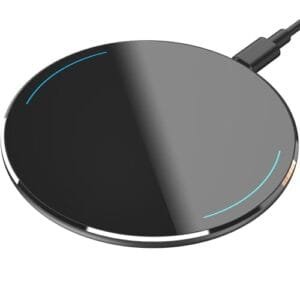 TOZO 2024 Upgraded Wireless Charger 15W Max Fast Wireless Charging Pad Compatible with iPhone 16/16 Plus/16 Pro Max /15/14/13/SE/12 Series, Samsung Galaxy S24/S23/S22 Series (No AC Adapter), Black