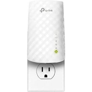 TP-Link WiFi Extender with Ethernet Port, Dual Band 5GHz/2.4GHz , Up to 44% More Bandwidth than Single Band, Covers Up to 1200 Sq.ft and 30 Devices, Signal Booster Amplifier Supports OneMesh (RE220)